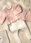 Newborn 3-Piece Knit Cardigan & Pants Set
