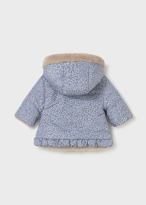 Mayoral Usa Inc Newborn Reversible Coat in Dream Blue - Little Miss Muffin Children & Home