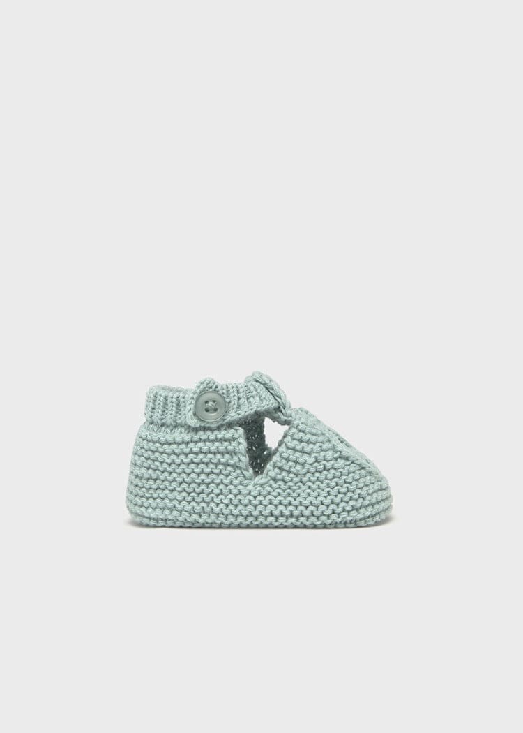 Mayoral Usa Inc Mayoral Knit Booties in Mint - Little Miss Muffin Children & Home