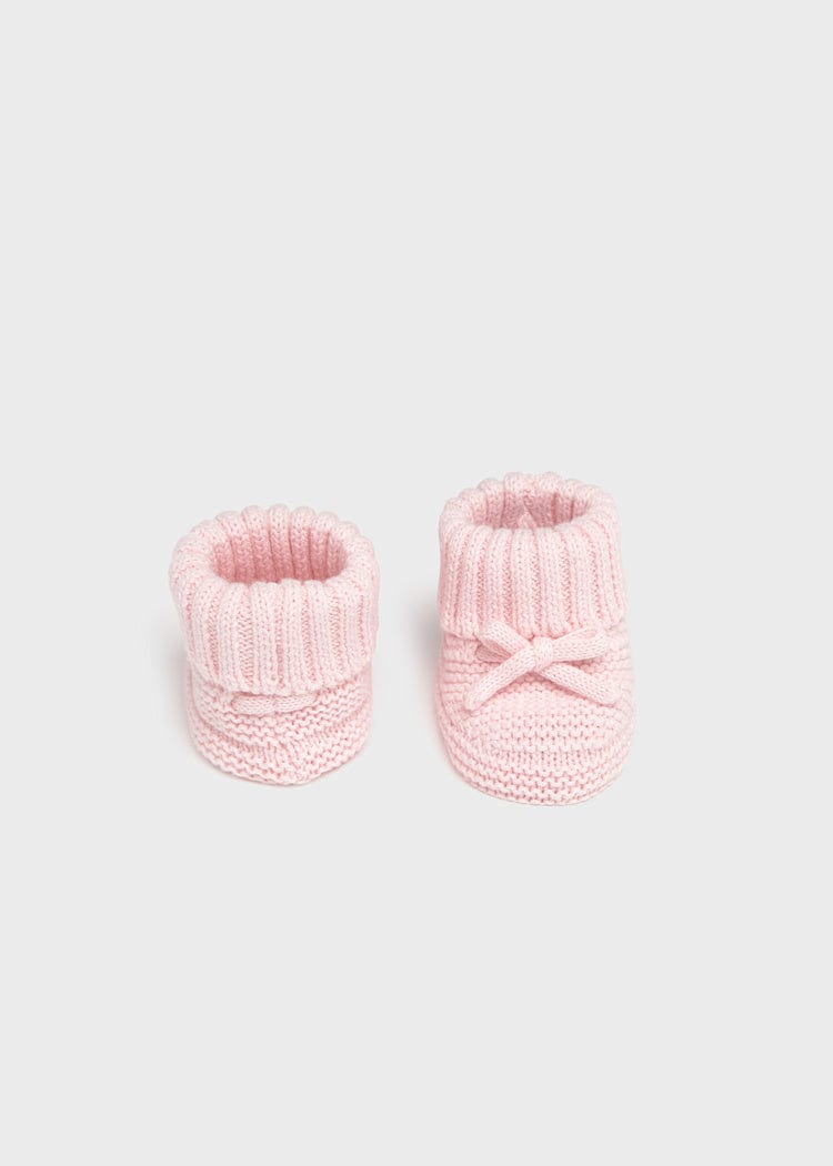 Mayoral Usa Inc Knit Booties in Quartz Crystal - Little Miss Muffin Children & Home