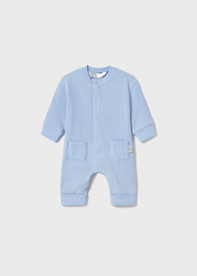 Mayoral Usa Inc Mayoral Newborn Long Button Front Onesie with Bear Design - Little Miss Muffin Children & Home