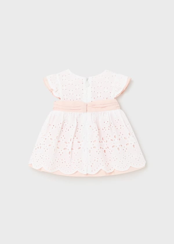 Mayoral Usa Inc Mayoral Eyelet Flutter Sleeve Dress - Little Miss Muffin Children & Home