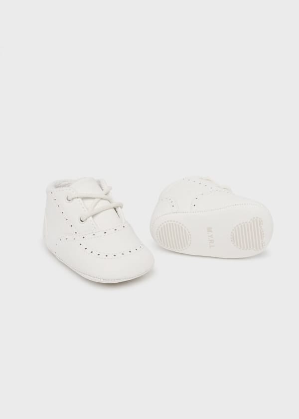 Mayoral Usa Inc Mayoral Openwork Shoes in Off White - Little Miss Muffin Children & Home