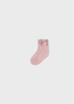 Mayoral Usa Inc Mayoral Newborn Bow Detail Socks in Sakura - Little Miss Muffin Children & Home