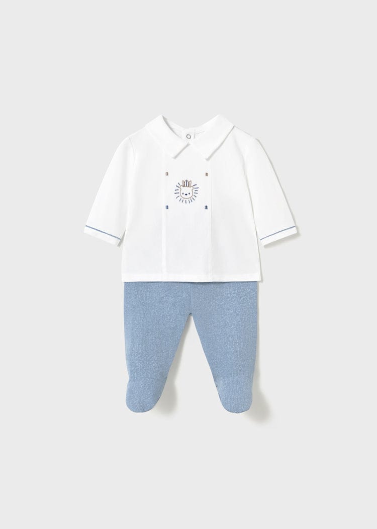 Mayoral Usa Inc Mayoral Dressy Footed Pants Set - Little Miss Muffin Children & Home