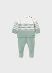 Mayoral Usa Inc Mayoral 2-Piece Knit Pants Set in Mint - Little Miss Muffin Children & Home