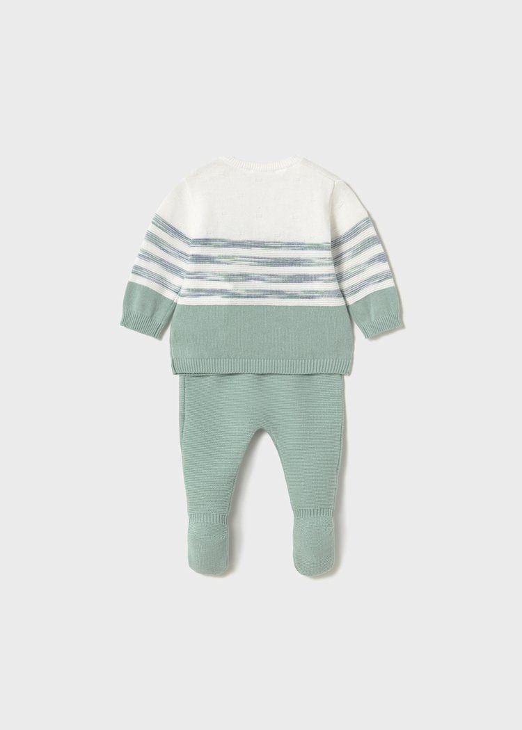 Mayoral Usa Inc Mayoral 2-Piece Knit Pants Set in Mint - Little Miss Muffin Children & Home