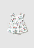 Mayoral Print Dress with Bloomers