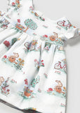 Mayoral Print Dress with Bloomers