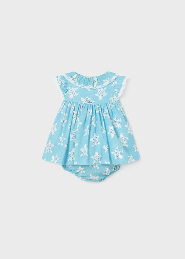 Mayoral Usa Inc Mayoral Printed Dress with Bloomers for Newborn - Little Miss Muffin Children & Home