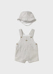 Mayoral Usa Inc Mayoral Overalls & Hat Set in Natural - Little Miss Muffin Children & Home
