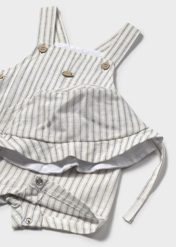 Mayoral Usa Inc Mayoral Overalls & Hat Set in Natural - Little Miss Muffin Children & Home