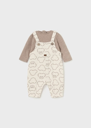 Mayoral Usa Inc Mayora Quilted One-Piece in Heather Tiramisu - Little Miss Muffin Children & Home