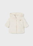 Mayoral Usa Inc Mayoral Reversible Furry Hooded Coat for Baby in Cotton - Little Miss Muffin Children & Home