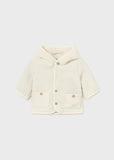 Mayoral Reversible Shearling Coat for Baby in Sky