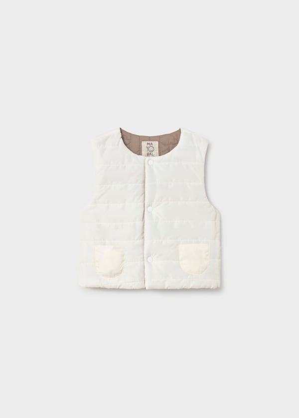 Newborn Reversible Quilted Vest