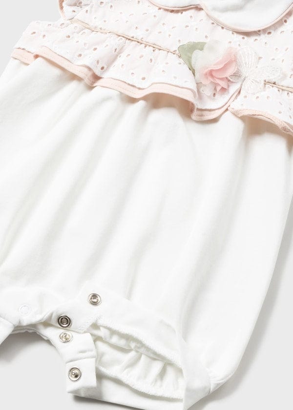 Mayoral Usa Inc Mayoral Short Dressy Romper for Baby Girl - Little Miss Muffin Children & Home