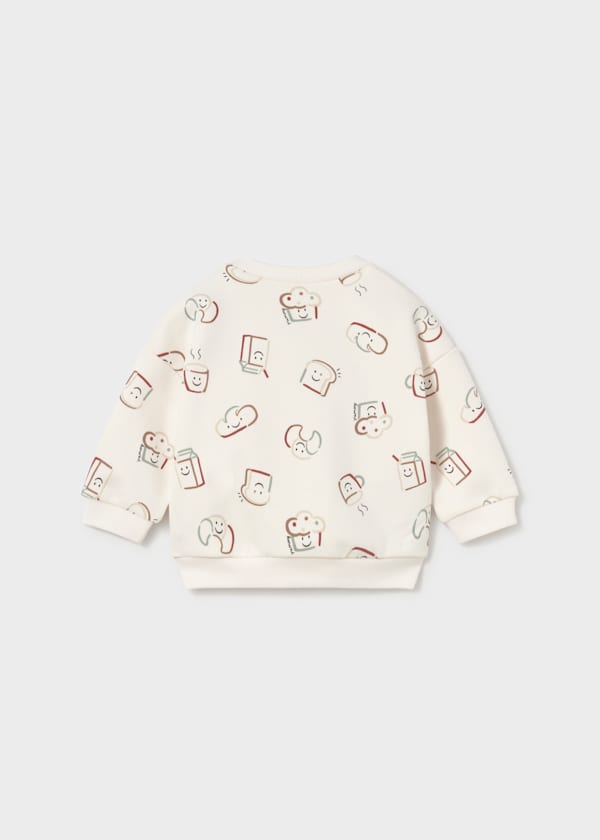 Newborn Printed Sweatshirt, 3 Colors Available