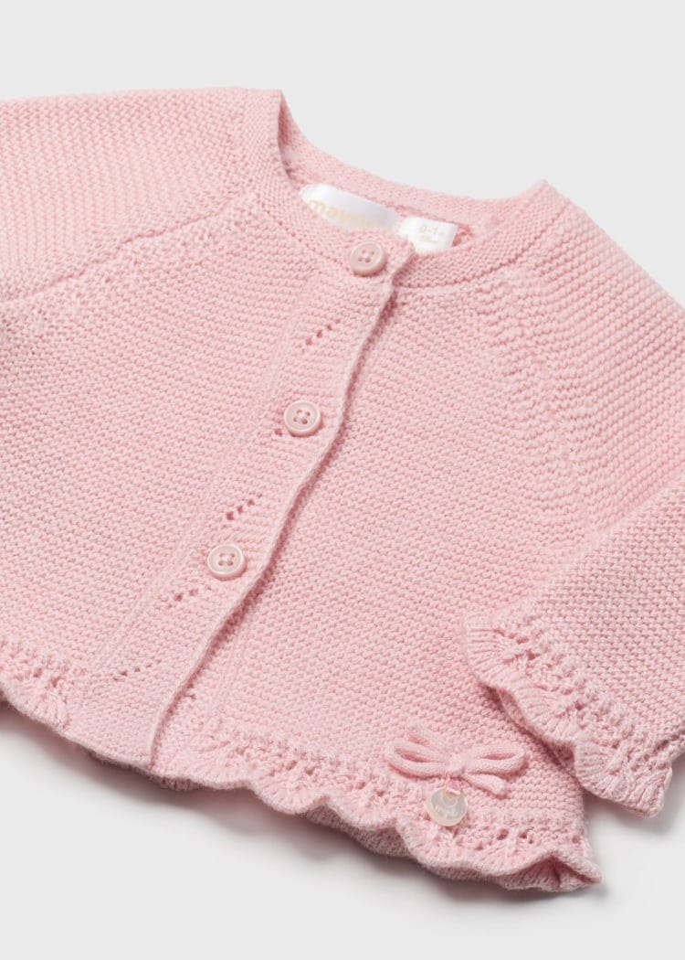 Mayoral Usa Inc Mayoral Knit Cardigan with Ruffled Edge - Little Miss Muffin Children & Home