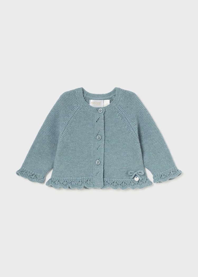 Mayoral Usa Inc Mayoral Knit Cardigan with Ruffled Edge - Little Miss Muffin Children & Home