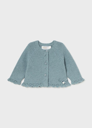 Mayoral Usa Inc Mayoral Knit Cardigan with Ruffled Edge - Little Miss Muffin Children & Home