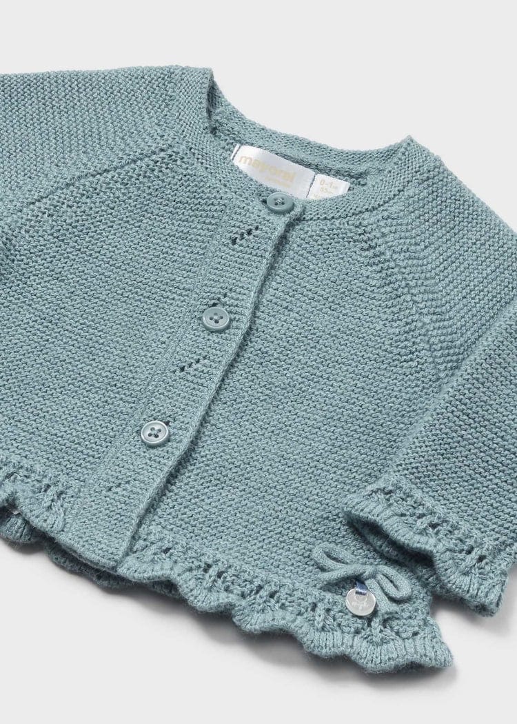 Mayoral Usa Inc Mayoral Knit Cardigan with Ruffled Edge - Little Miss Muffin Children & Home
