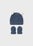 Mayoral Usa Inc Mayoral Pom Poms Hat & Mittens Set for Baby - Little Miss Muffin Children & Home