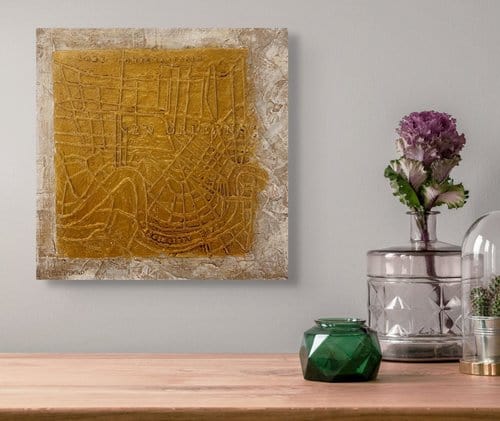 John Marc Anderson John Marc Anderson 12x14 Riverbend Maps - Little Miss Muffin Children & Home