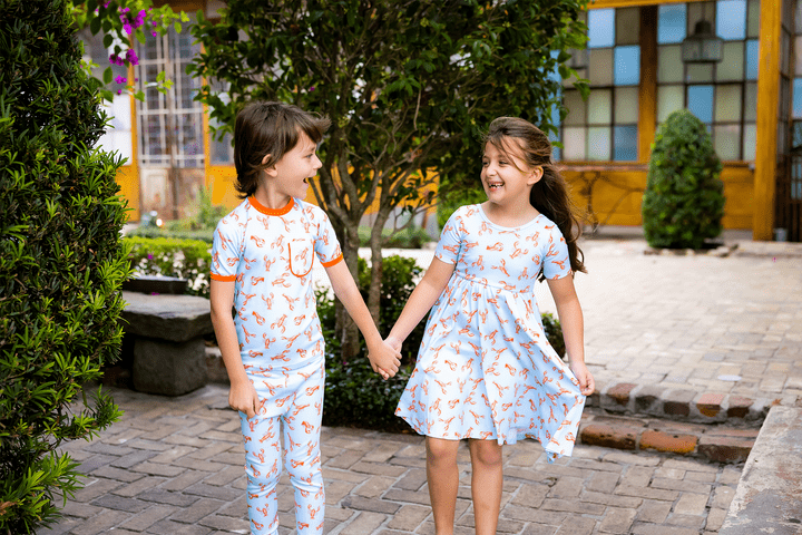 Nola Tawk Nola Tawk Pinch and Peel Organic Cotton Pajama Set - Little Miss Muffin Children & Home