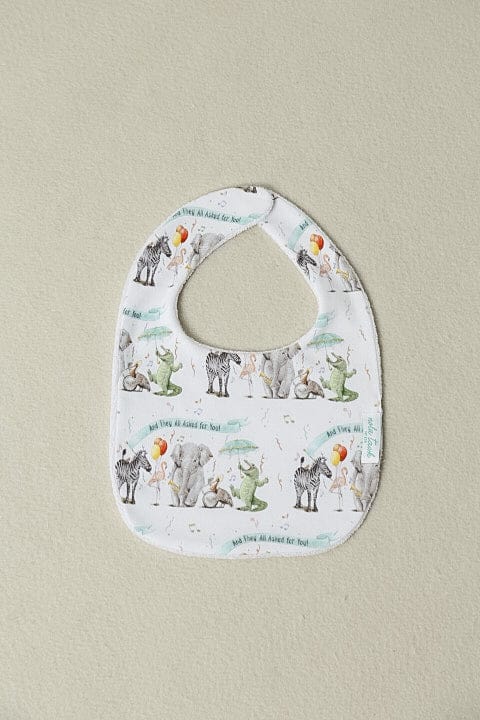 And They All Asked for You Organic Cotton Zoo Bib