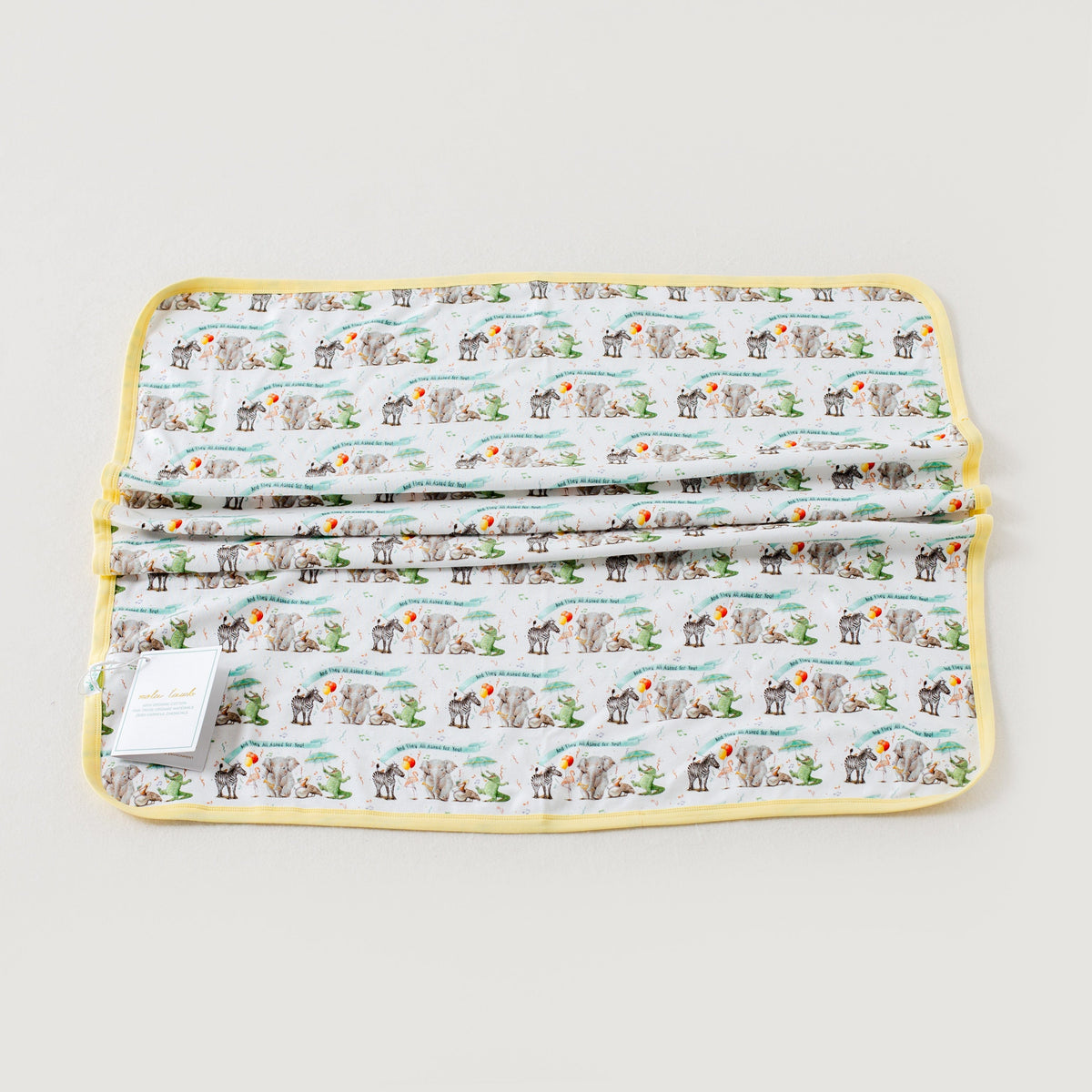 Nola Tawk And They All Asked for You Organic Cotton Zoo Baby Blanket - Little Miss Muffin Children & Home