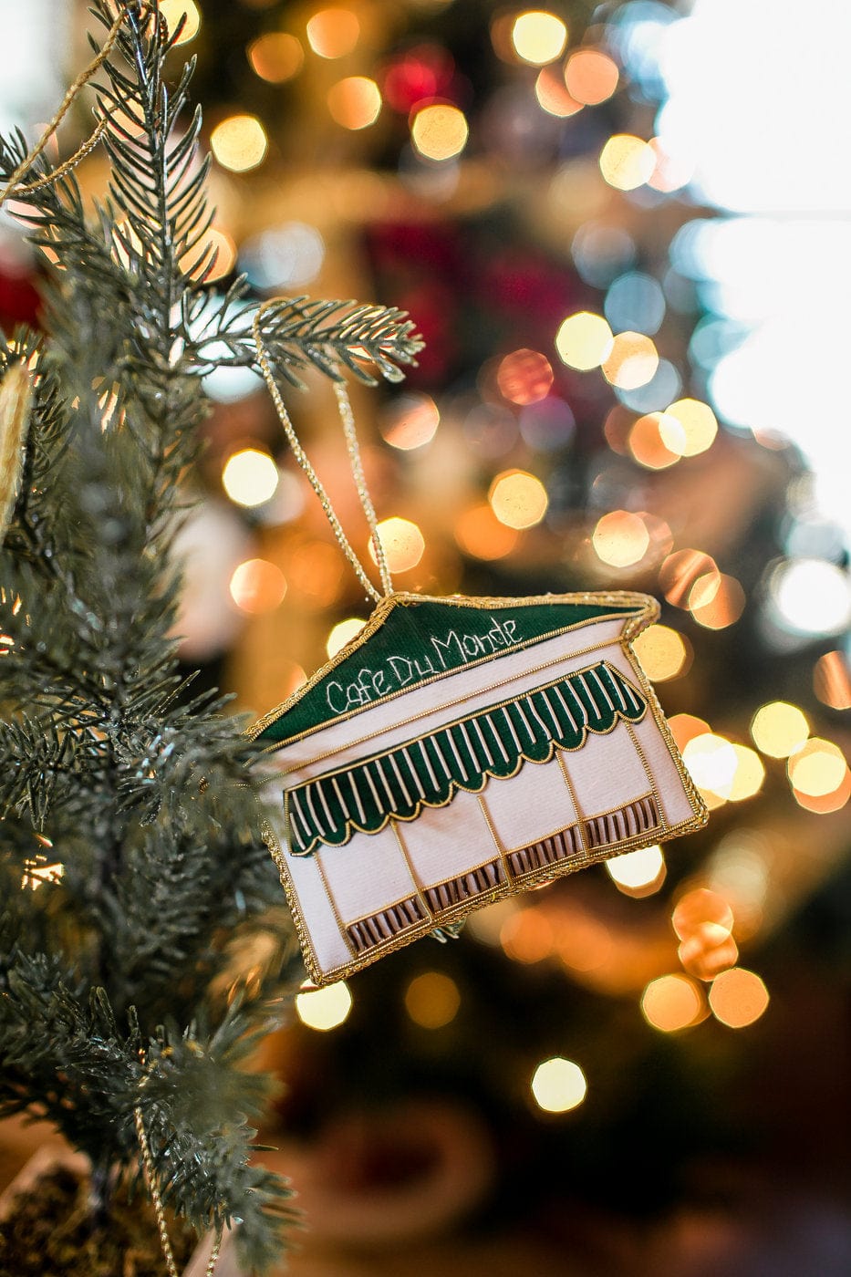 Nola Tawk Nola Tawk Cafe Du Monde Embroidered Ornament - Little Miss Muffin Children & Home