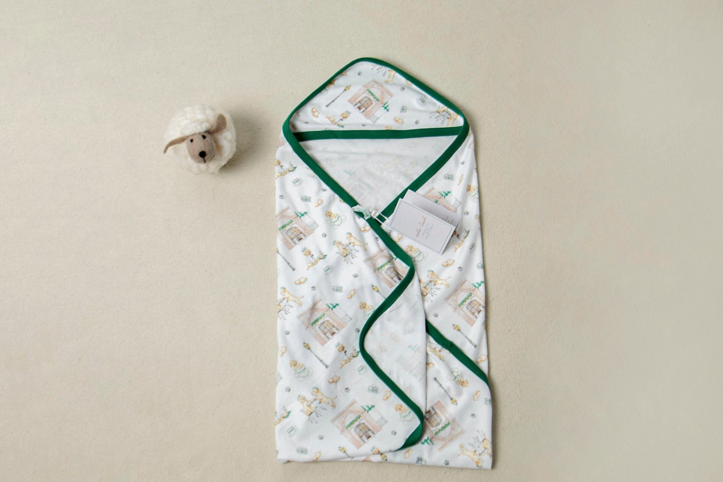 Nola Tawk Powdered Sugar and Puppies Organic Cotton Baby Blanket - Little Miss Muffin Children & Home