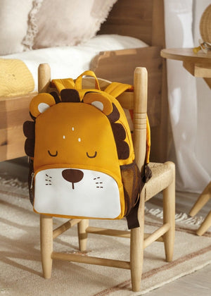 Mayoral Lion Backpack in Orangy