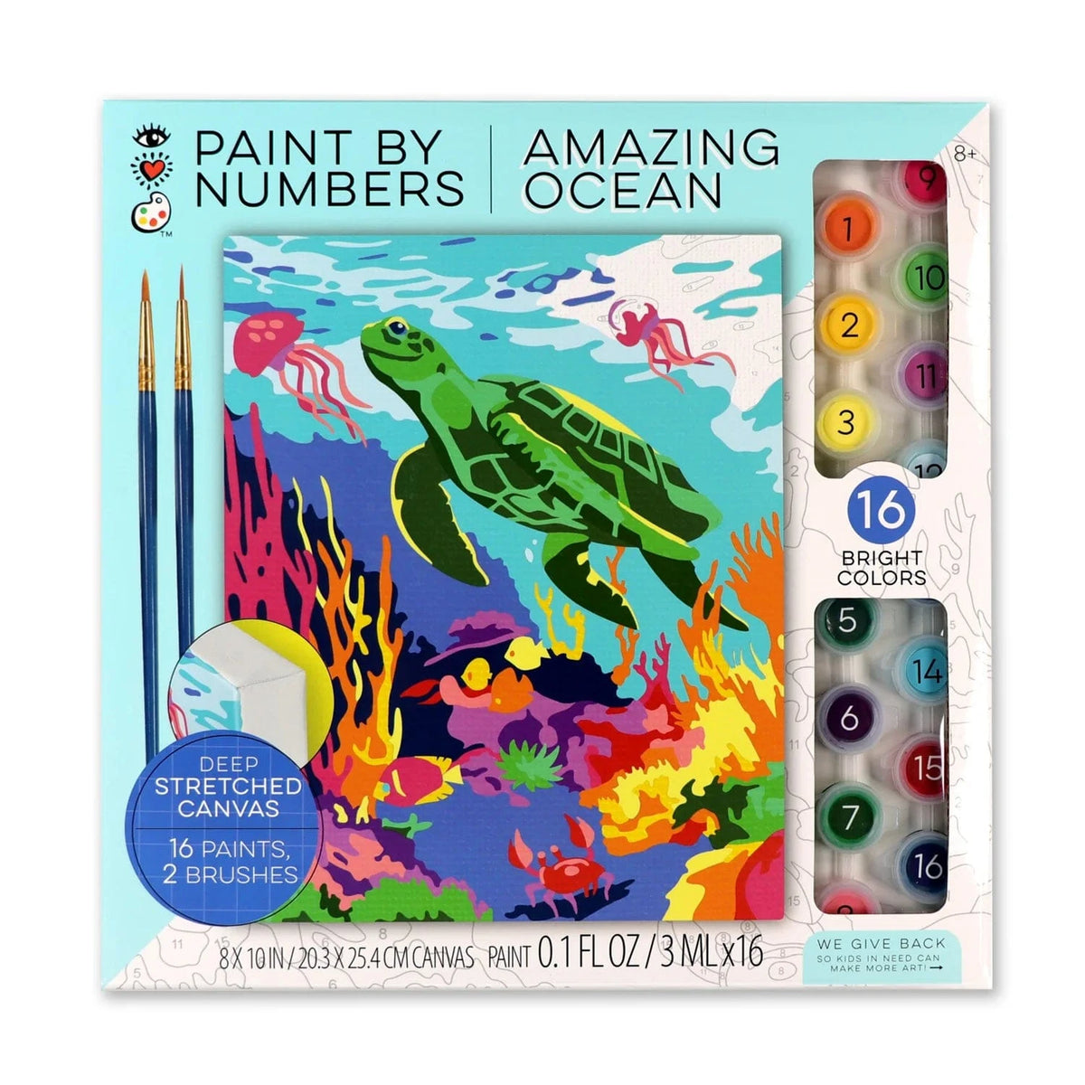 paint by numbers ocean painting