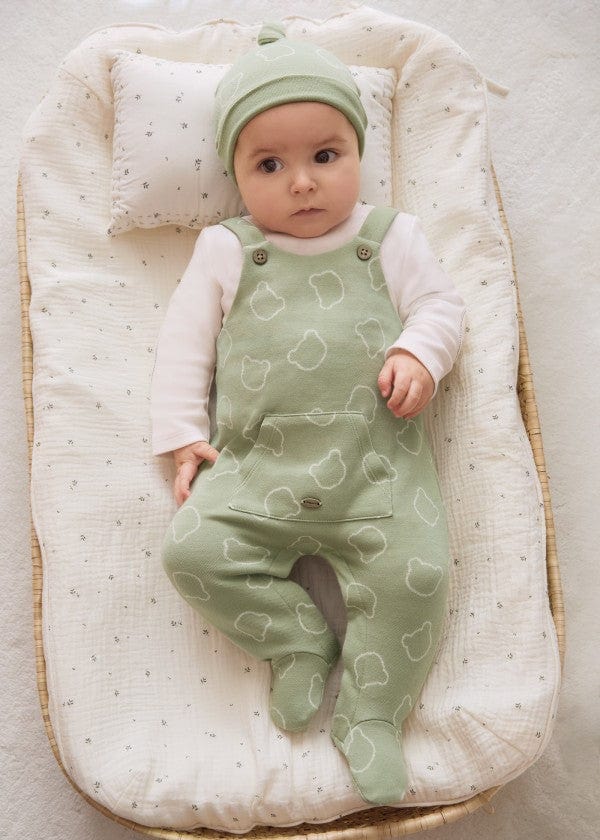 Mayoral Usa Inc Mayoral Footed Romper with Hat - Little Miss Muffin Children & Home