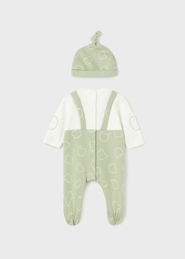 Mayoral Usa Inc Mayoral Footed Romper with Hat - Little Miss Muffin Children & Home