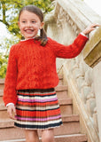 Abel & Lula Abel & Lula Openwork Jacquard Knit Sweater - Little Miss Muffin Children & Home
