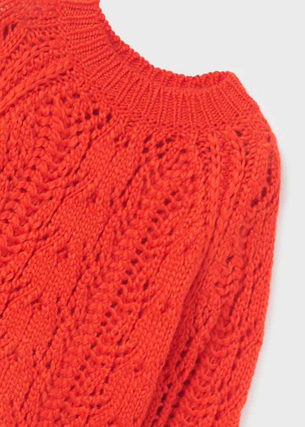 Jacquard knit sweater girl