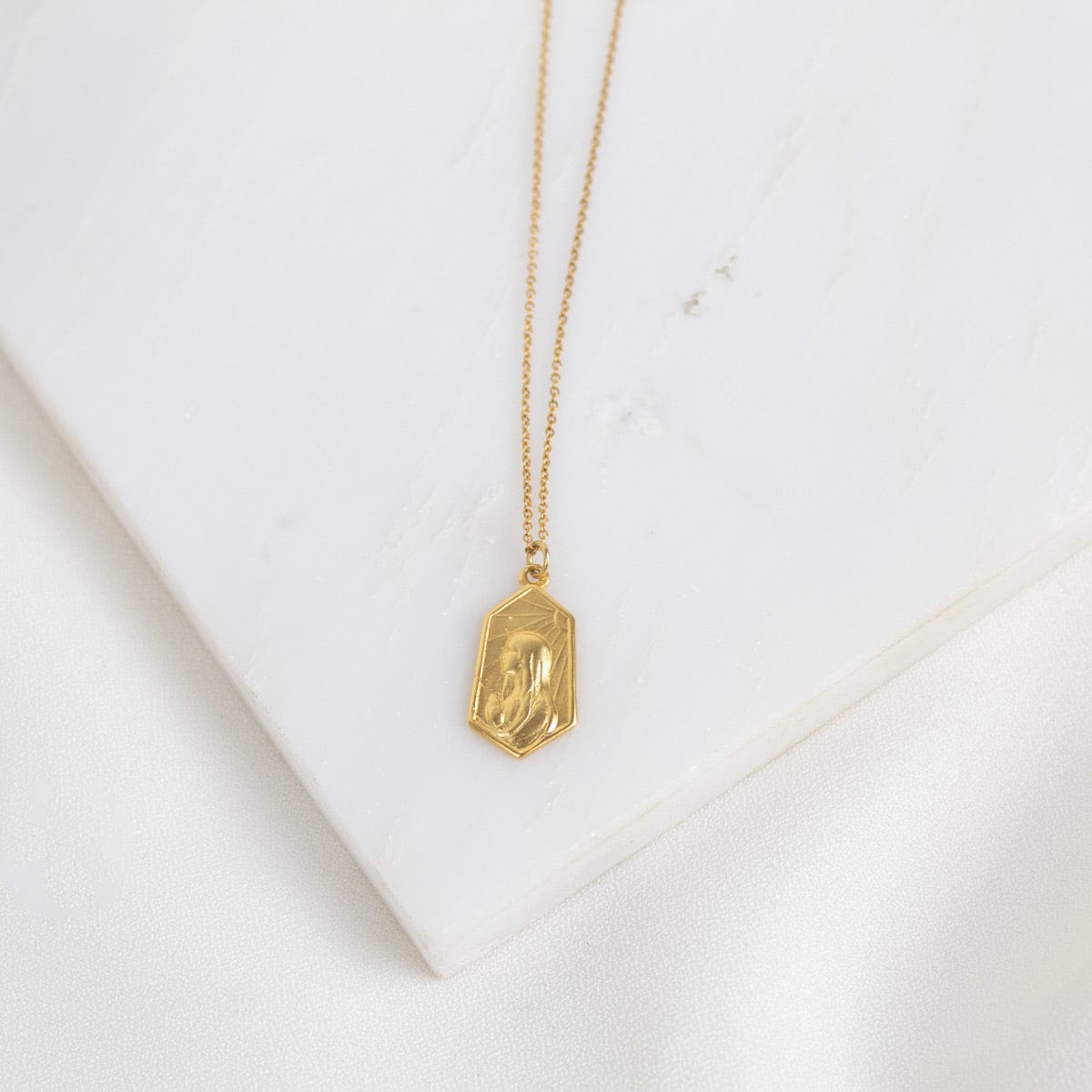 My Saint My Hero Our Lady of Fatima - 18K Gold Plated - Little Miss Muffin Children & Home