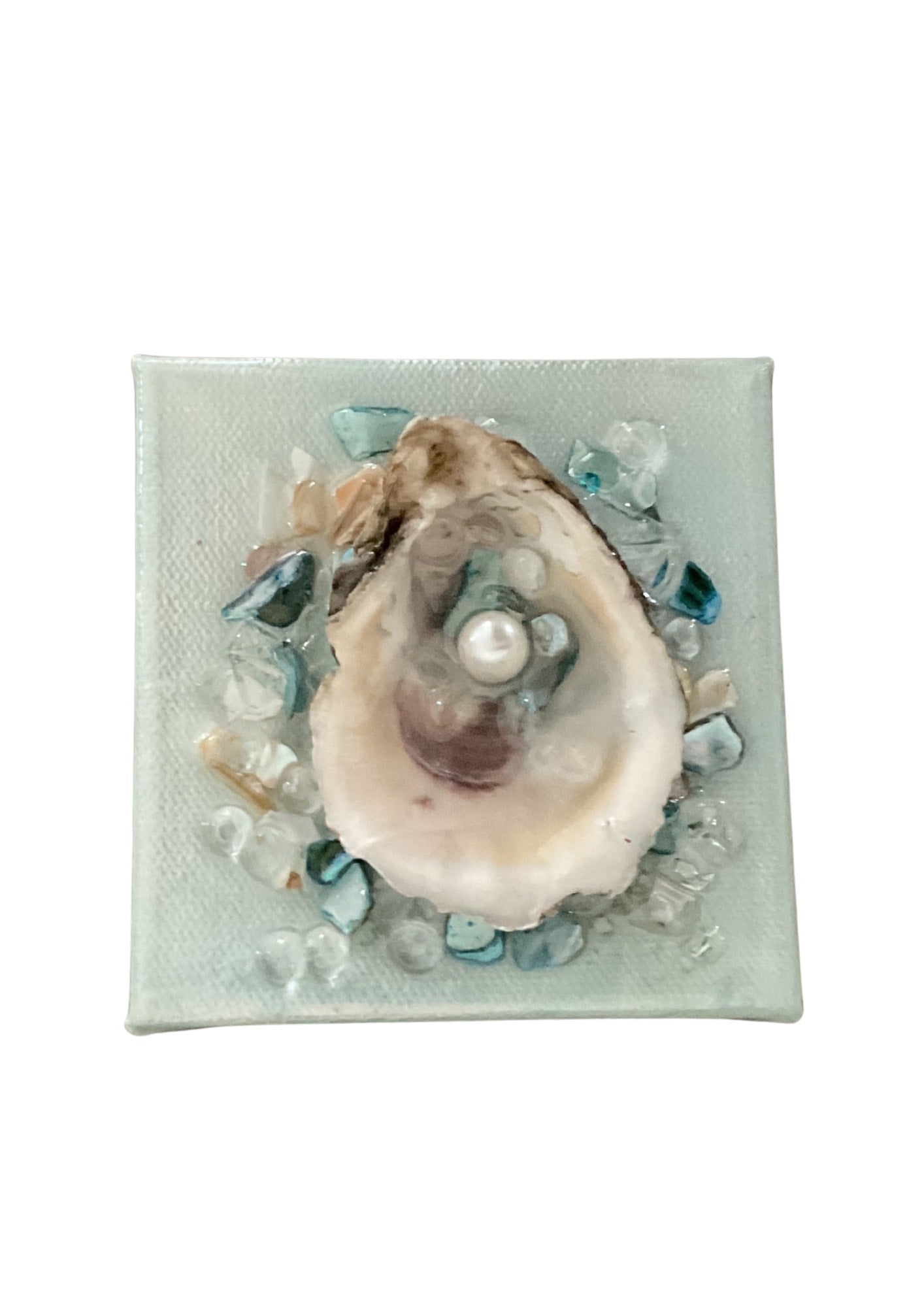 oyster glass art