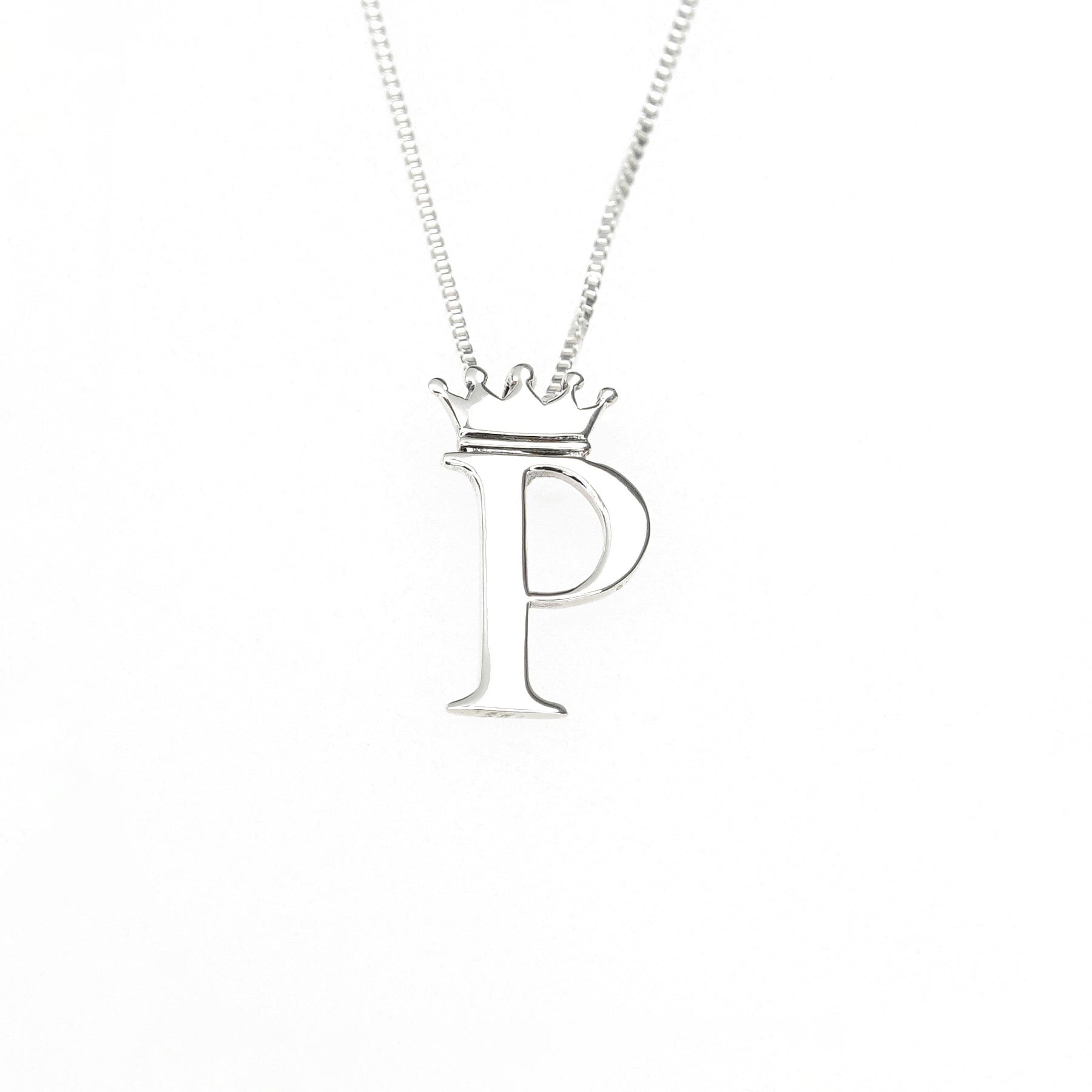 Cristy Cali Cristy Cali Royal Initial Charm Sterling Silver - Little Miss Muffin Children & Home