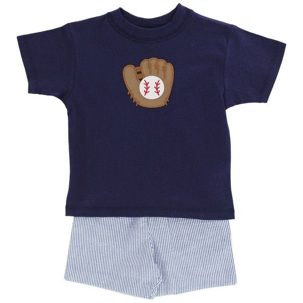 Bailey Boys Bailey Boys Baseball Boys Short Set - Little Miss Muffin Children & Home