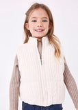 Mayoral Usa Inc Mayoral Zip Up Cable Knit Sweater Vest - Little Miss Muffin Children & Home