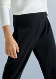 Mayoral Usa Inc Mayoral Wide Leg Pants with Chain with Chain Detail in Black - Little Miss Muffin Children & Home