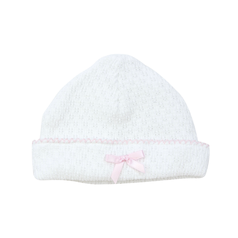 pink paty baby beanie