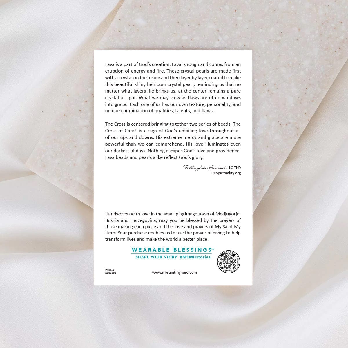 My Saint My Hero My Saint My Hero Perfectly Imperfect for Her Bracelet - Little Miss Muffin Children & Home