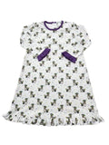 Lulu Bebe Lulu Bebe Mardi Gras Kids Parade Pima Gown - Little Miss Muffin Children & Home