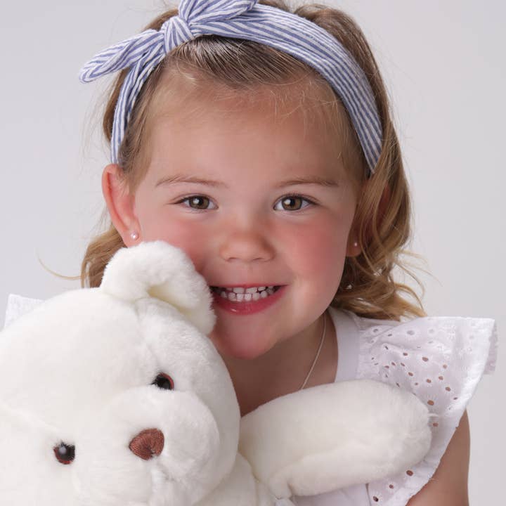 pink pearl studded earrings