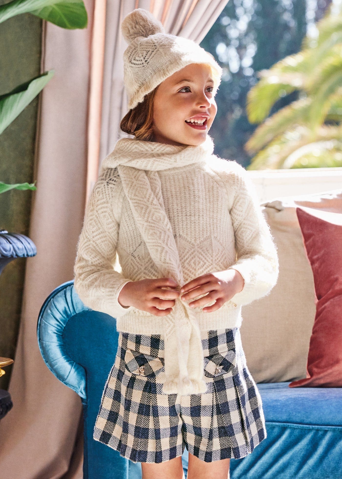 Abel & Lula Abel & Lula Plaid Shorts - Little Miss Muffin Children & Home